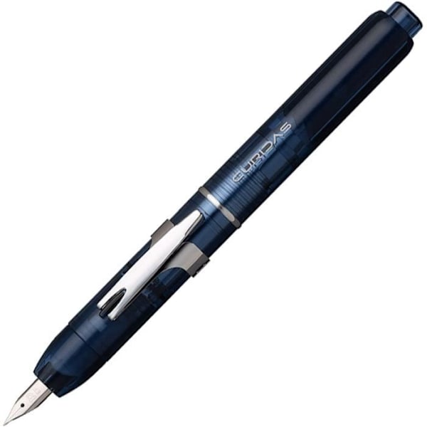 Platinum Curidas Abyss Blue Infällbar F reservoarpenna