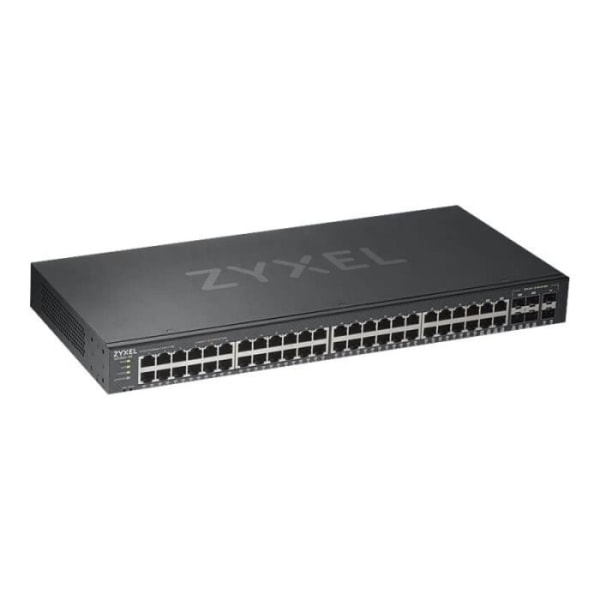 ZYXEL GS1920-48V2 48-portars Hanterbar Ethernet-switch - 4 lager stöds - Modulär - Twisted Pair, Fiberoptisk - Monterbar