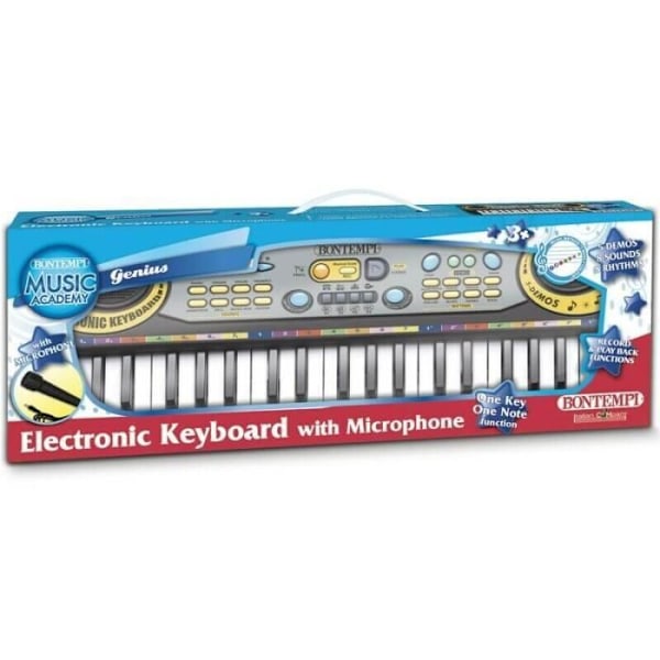 Elektroniskt tangentbord med 37 tangenter + mikrofon