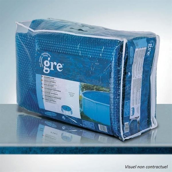 GRE - Bubbelduk för ovanmarkspooler runda Ø4,50m till Ø4,60m - Tjocklek 0,18mm