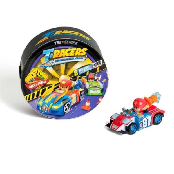 T-Racers Turbo Wheel Series 2 - 1x fordon och förare (slumpmässigt)