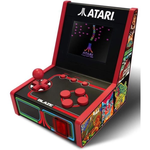 Atari Console - Mini Arcade Terminal - 5 spel ingår Svart