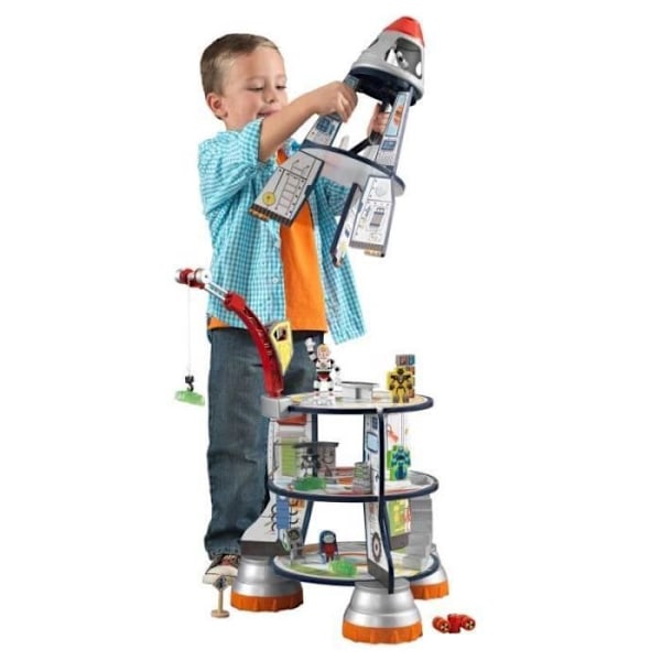 KIDKRAFT Träleksaket - Rymdskepp Beige