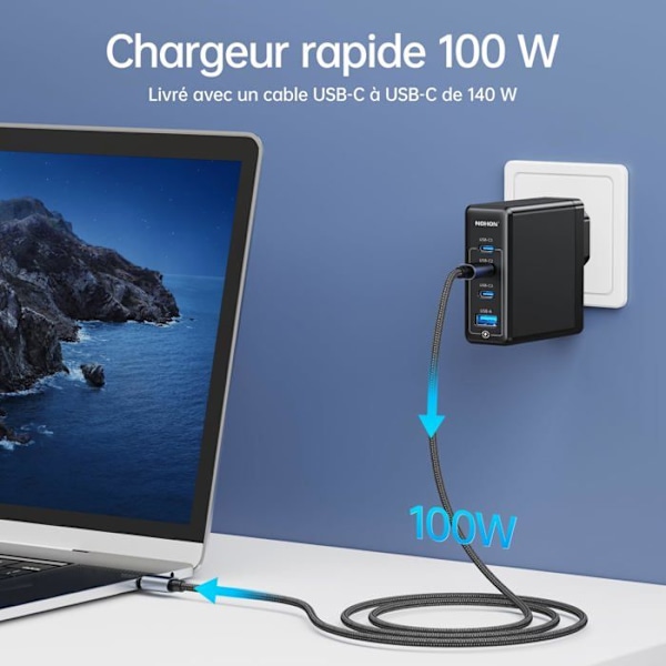 Laddare - väggadapter Nohon - NX-CD014