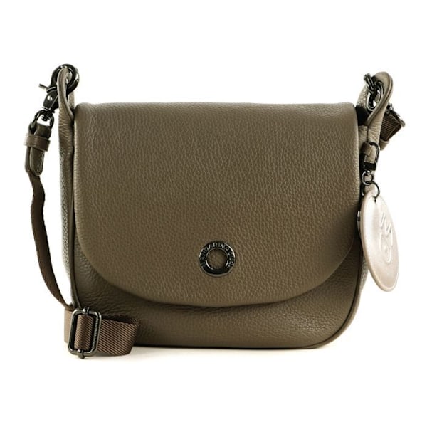 Axelväska - MANDARINA DUCK - Mellow Leather Hunting Bag - Kalvskinn - Brun - 23x22x12cm kastanj