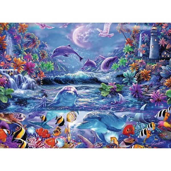 Star Line Puzzle 500 p - Månskenets magi - Ravensburger - Landskap och natur - Blandat - 10 år