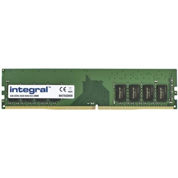 PC RAM-minne 16GB DIMM DDR4 Integral PC4-21300 2666 Mhz - grön - TU