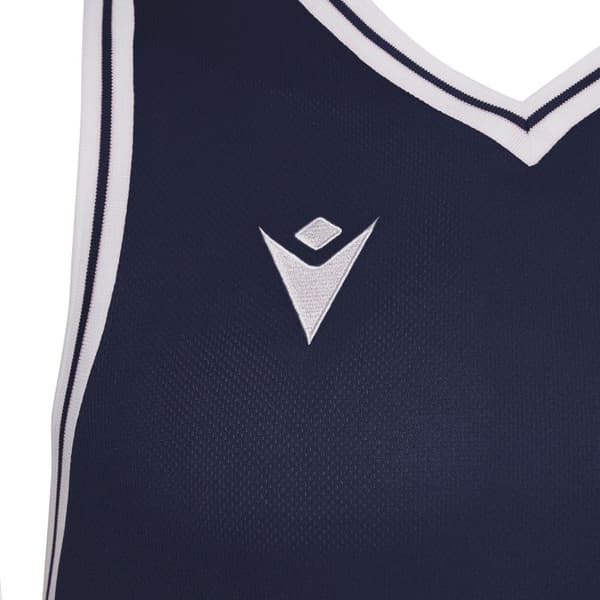 Maillot Macron freon marin/vit XS