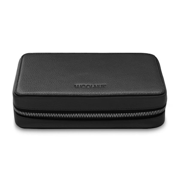 Överlägg för väska - Woolnut väska - WNUT-TO-A-867-BK - Läder Tech Organiser för Apple-tillbehör Svart