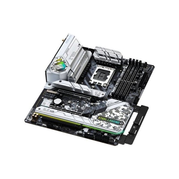 Moderkort - ASRock - Z790 Steel Legend - WiFi 6E - DDR5 SDRAM - Socket LGA1700