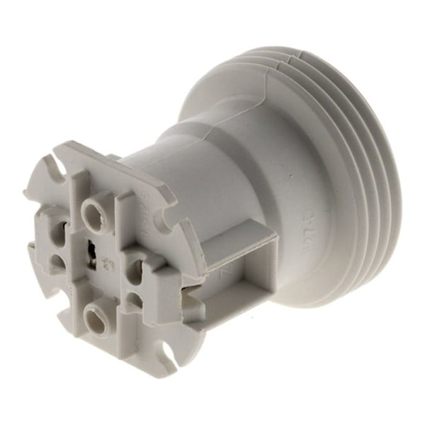 Set med 5 E27 bygglampor - Vit - Zenitech