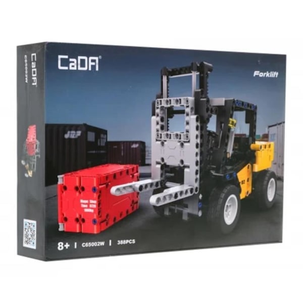Cada C65002W Lyftblocks Gaffeltruck med container 388 bitar