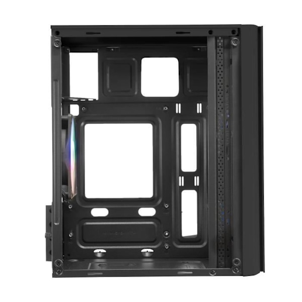 Mars Gaming MC300 Svart - Micro ATX PC-fodral - Härdat glas + Mesh Fram - 3 FRGB-fläktar