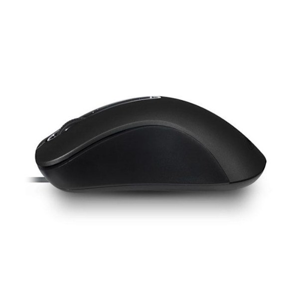 Shape 3D S-3D-BK Mus - ADVANCE - Kabelansluten - Optisk - 3 knappar - 1000 DPI - PC / Mac OS X - Svart