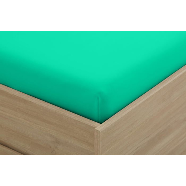 Degrees hemlakan - LB1V - Justerbar påslakan 90 x 190 cm i borstad mikrofiber - Grön