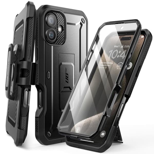 iPhone 16 Plus Skal - Supcase Unicorn Beetle Pro - Svart