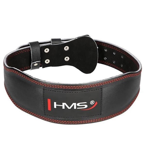 Träningsbälte - HMS - PA3778 - 2XL - Läder - Bekväm - Ländryggsskydd svart