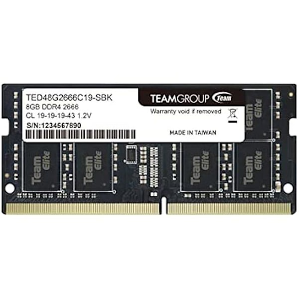 SODIMM-minne - TEAMGROUP - Team Elite - 8 GB - DDR4 - 2666 MHz
