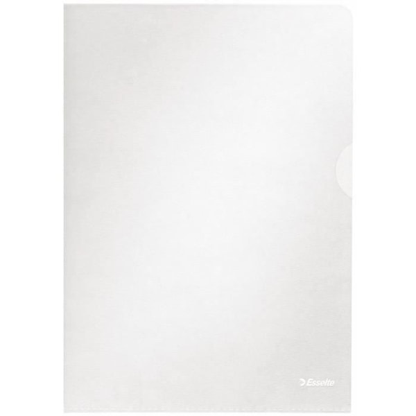 Pochette mynt - ESSELTE - Paket med 10 - Transparent - 115 mikron - A4 - 40 ark Transparent