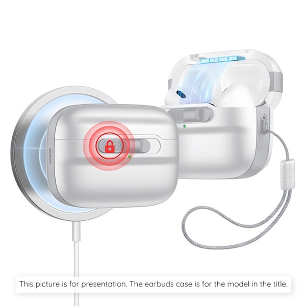 Coque för Apple AirPods 4 - ESR Pulse Magnetic HaloLock - Vit