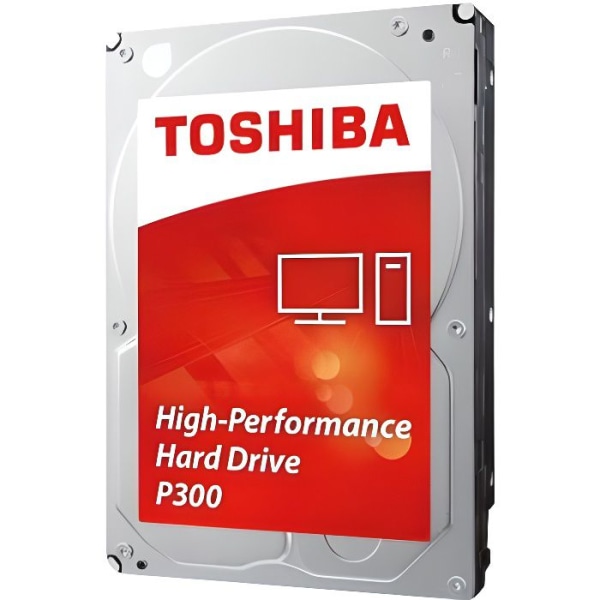 TOSHIBA P300 intern hårddisk - 3 TB - 64 MB - 3,5'' - 7200 rpm - Bulk