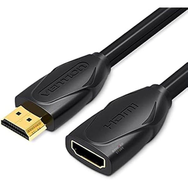 VENTION HDMI-kabel - 5m förlängning - Svart Svart