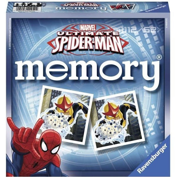 Minne - RAVENSBURGER - Grand Memory® Ultimate Spiderman - 72 kort - Blandat Flerfärgad
