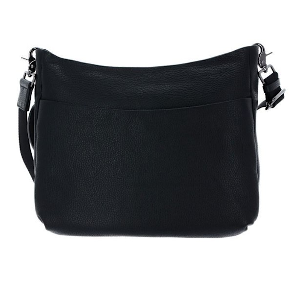 Axelväska - MANDARINA DUCK - Mellow Leather Crossover - 100% läder - Svart - 34x26x5 cm svart
