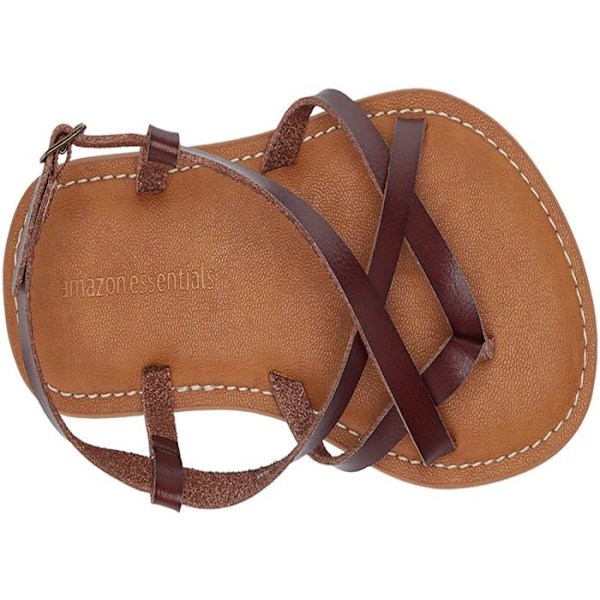 Sandaler - öppna-tofflor Essentials - Shogun-BRN-6 B US - Amazon Sandaler med remmar för kvinnor Brun 36