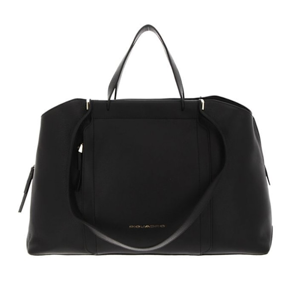 Axelväska - PIQUADRO - Circle Axelväska - Ko leather - Svart - 41x27x14 cm svart