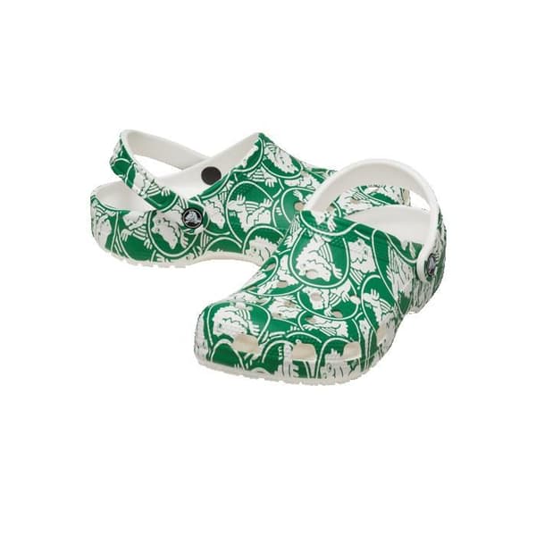 Tryckta saboter Classic duke - Crocs. Grön 45/46