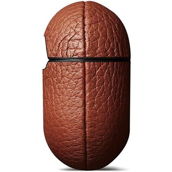 Läderfodral - Woolnut - AirPods Pro - Cognac Brun - Fullnarv - Lätt Brun Cognac