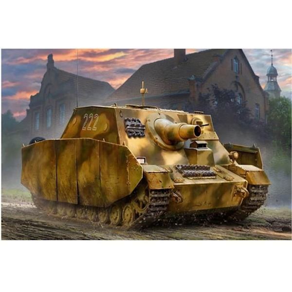 Militärfordonsmodell: Sturmpanzer IV Brummbar Unique Color