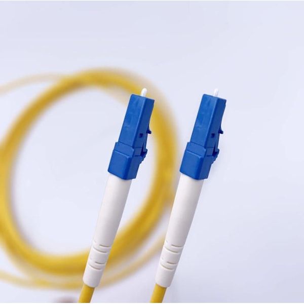 Kabel - anslutning - fotoadapter - optik Elfcam - OS2-Simplex-LC/UPC-LC/UPC-Gul1