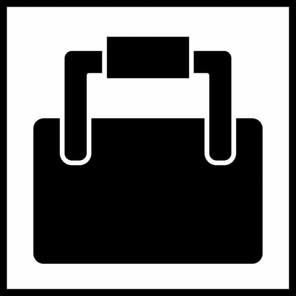 Einhell 10-pack tillbehör för kompressor + väska Grå och röd