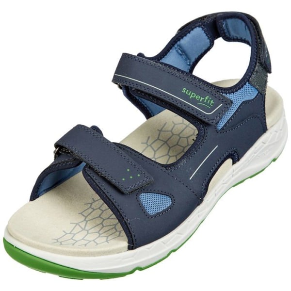 Superfit sandal - barfota - 1000583 - Boy Criss Cross Sandal Blå grön 31