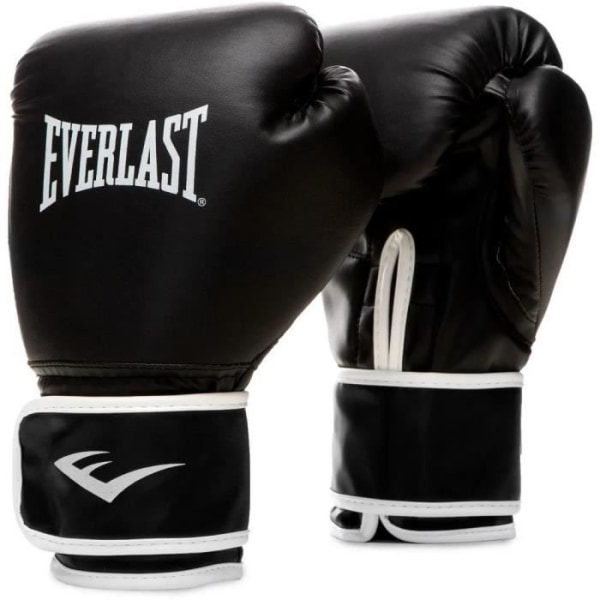Boxningshandskar - Everlast - Core 2 - Svart - Syntetiskt läder - Skumstoppning Svart L/XL