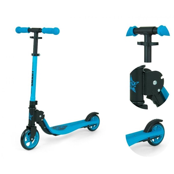 Scooter - SMART - Smart - Blå Färg - 2 Hjul - Fällbar och Ergonomisk Blå