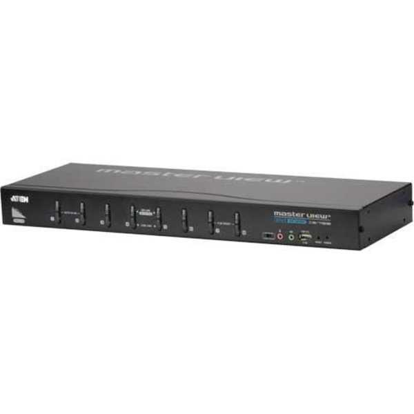 KVM-switch, 8-vägs, ATEN CS1768, USB, DVI, … Svart