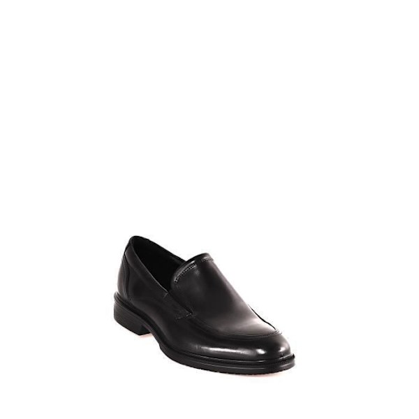 Ecco LISBON 00010 Loafers för män i svart läder - normal passform 111 44