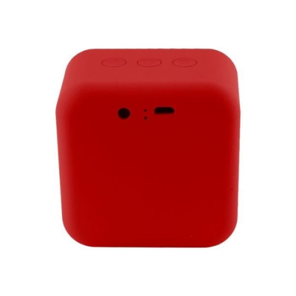Bärbar uppladdningsbar Bluetooth V 4.2-högtalare - PURO - Röd - Handsfree-funktion - 4h batteritid - 3W