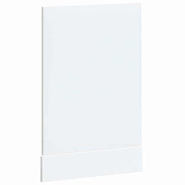 vidaXL Diskmaskinpanel Lucca vit glänsande ingenjörsträ 853889