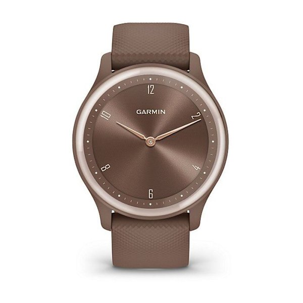 Ansluten klocka - Garmin - Vivomove® - Brun - Hälsoövervakning - SMS-aviseringar