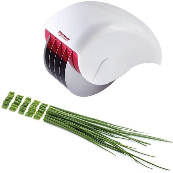 Westmark Herbes Schneider schneidfix, Rostfritt Stål, Vit/Grön, 15 x 5.50 x 9 cm, Plast, 15 x 5,5 x 9 cm -