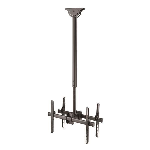 Dubbel takfäste - StarTech.com - FPCEILBTB - För TV-apparater 32" till 75" - Justerbar höjd - Max belastning 45 kg