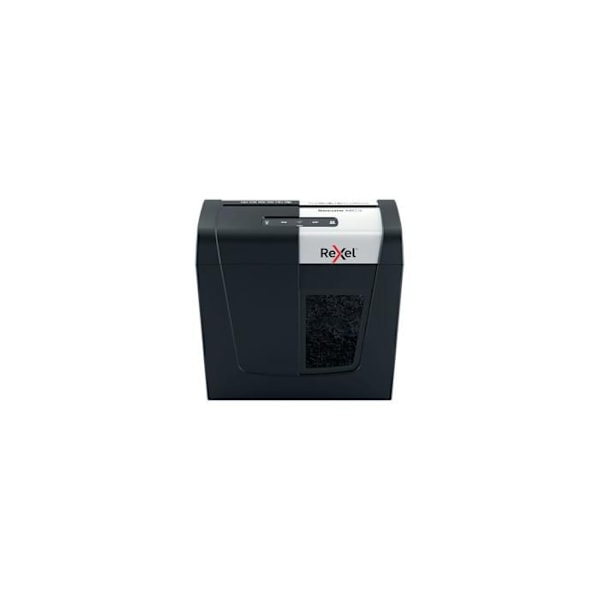 Pappersförstörare - REXEL - Secure MC3 - Korsförstöring - 60 dB - 10 L Svart silver