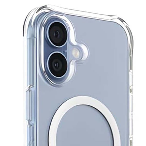 MagSafe-skydd - PANZER GLASS - iPhone 17 - Transparent - Förstärkt skydd - Moderiktig Vit