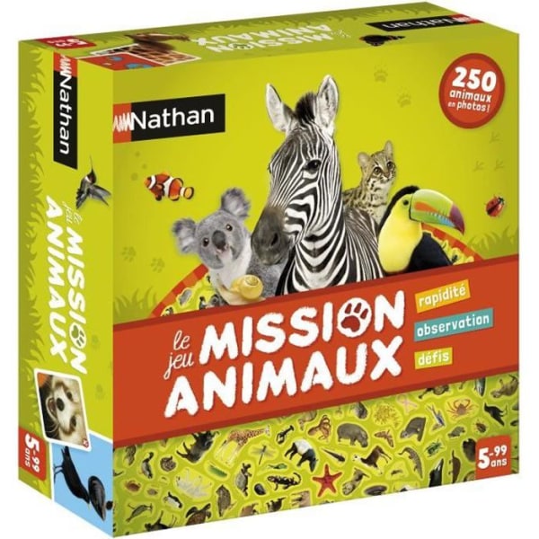 NATHAN - Mission Animaux - Brädspel