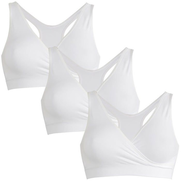 Medela BH - 101045110 - Sömn - Amningsbh Bustier BH för kvinnor Vit jag