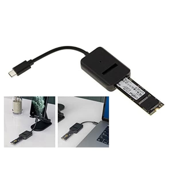 KALEA-INFORMATIQUE SSD M2 till USB3.2 Gen2 10GB typ C - Stöd för M2 NVMe och SATA B M och B+M - USB M.2 docka för PC och S